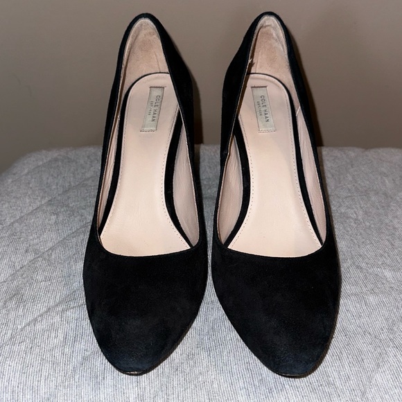 Women’s Cole Haan block heel suede pumps — Size 9.5 - Picture 4 of 10